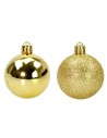 Set 4 palline oro ø 5 cm per albero di Natale Mondo Presepi