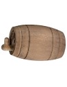 Wooden barrel with tap cm 6.1x3.5 ø