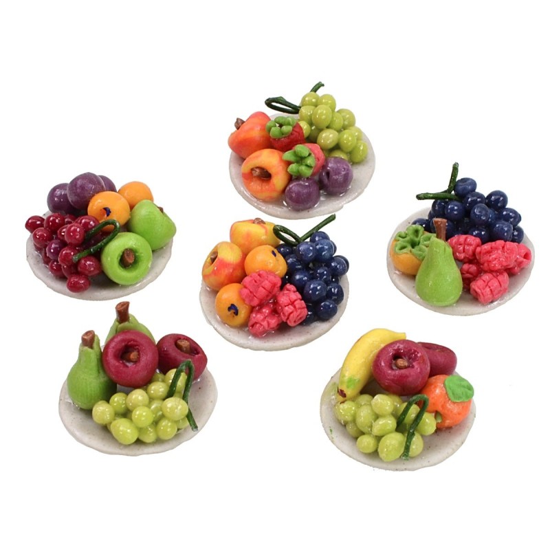 Plato de frutas surtidas ø 2 cm Mundo Pesebres