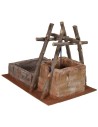 Pozzo per Presepe con abbeveratoio cm 38x26,5x30,5 h per statue