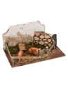 Enclosure with pigs and towards sound 20x14x11 h cm