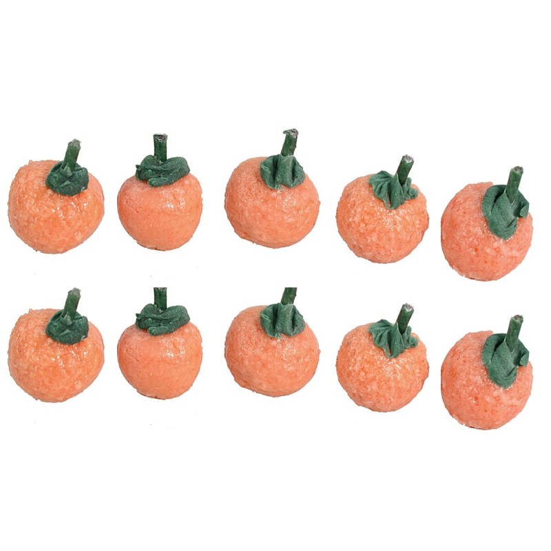 Set of 10 mandarins ø 6 mm