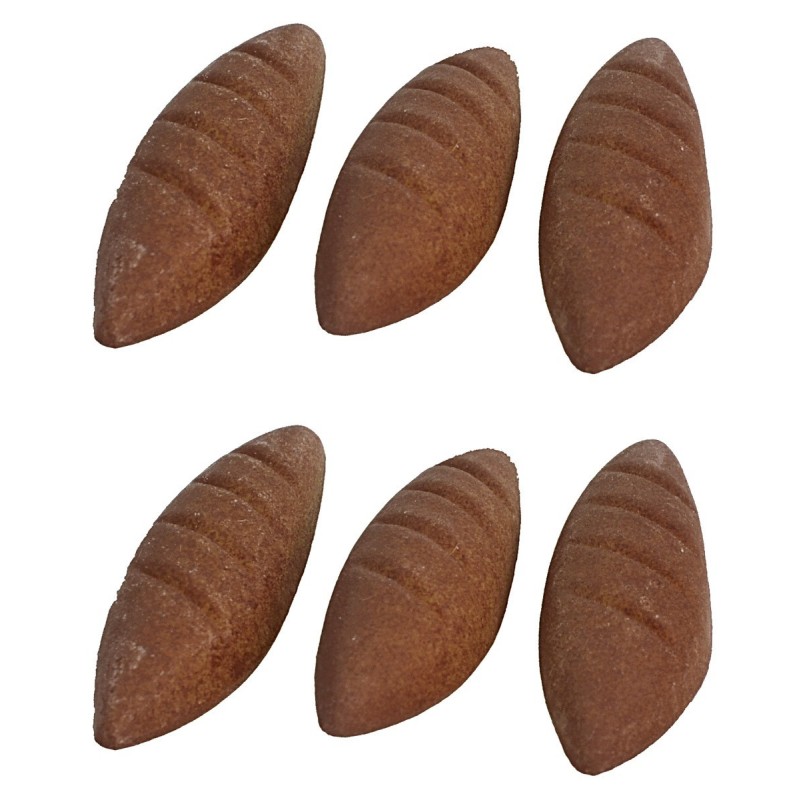 Set of 6 loaves cm 3,5