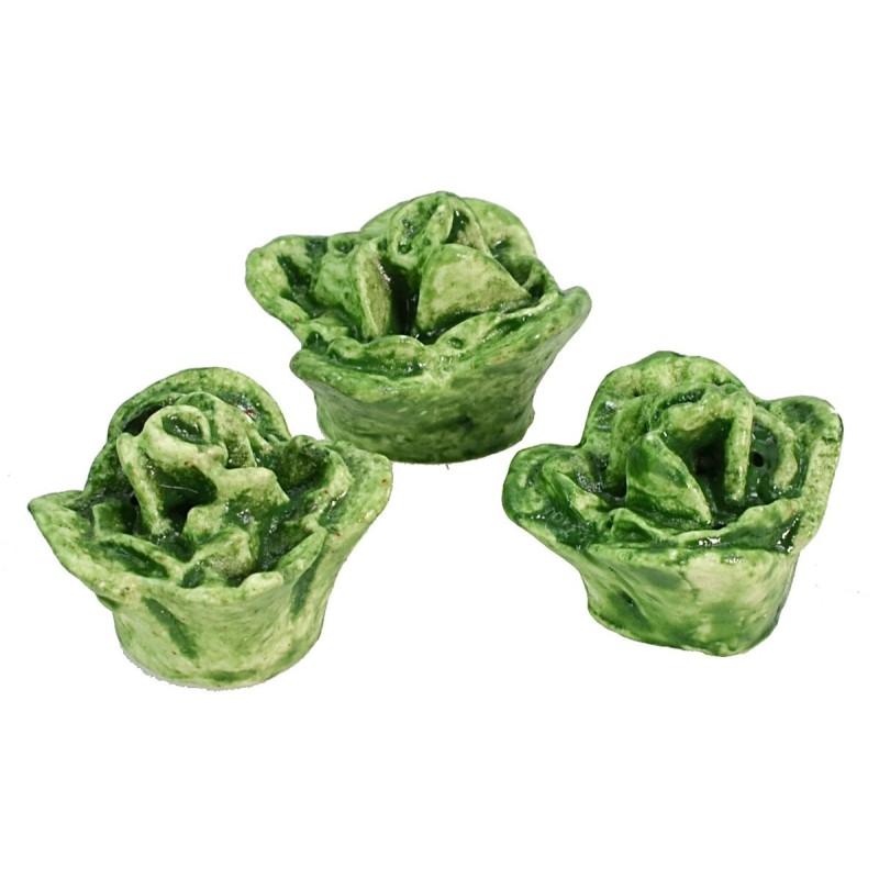 Conjunto de 3 piezas de verduras Lechuga Mundo Pesebres