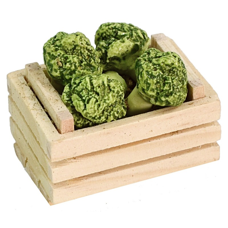 Cassette with broccoli cm 3,5x2,5x2,6 h
