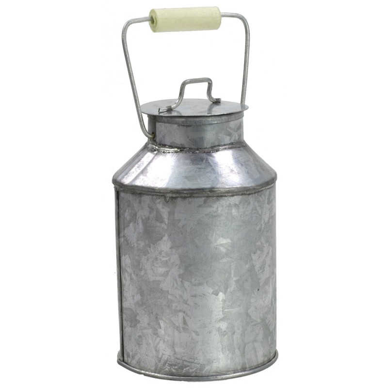 Milk churn with wooden handle 11 cm