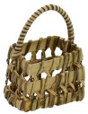 Basket with wicker handle cm 4x3x6 h
