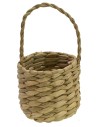 Basket with wicker handle ø 3.5 cm x 6.5 h