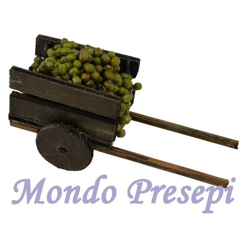 Wagon with olives cm 5,5x3x3,5 h.