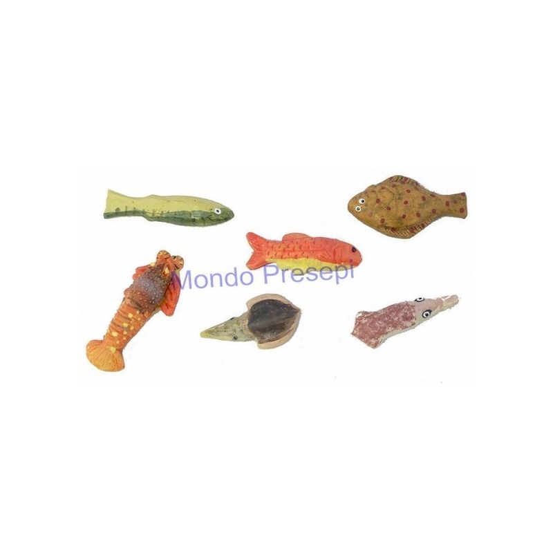 Conjunto de 6 peces en resina - 20529 Mundo Pesebres