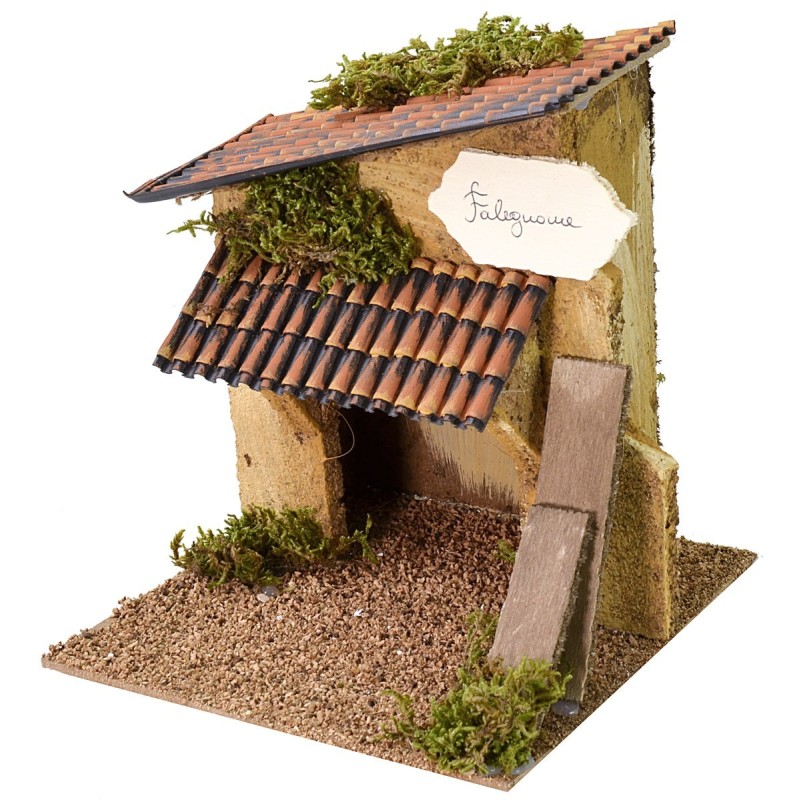 Bottega del falegname cm 15,5x15,5x17 h per presepe