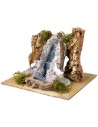 Cascada con gansos para belén de 19x16x12,7 cm h Mondo Presepi