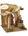 Bottega del vasaio cm 15,5x15,5x17 h per presepe Mondo Presepi