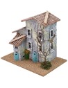 House for nativity scene with tree cm 24.5x16x21 h