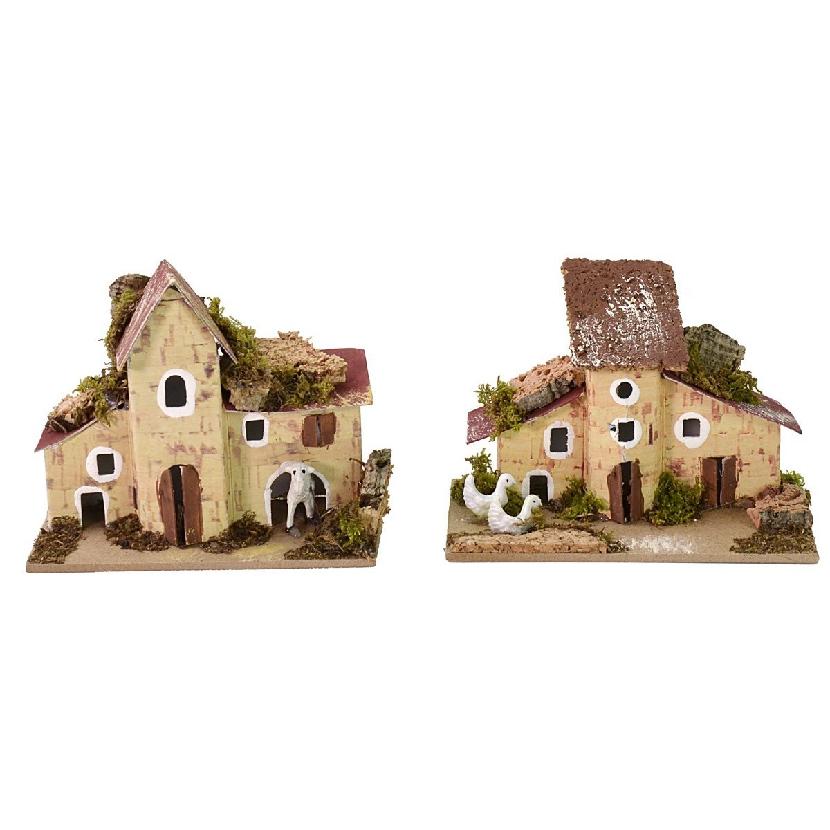 Casette in miniatura per presepe 10 cm