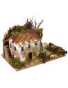 Casetta con cascina per presepe cm 15x10,5 Mondo Presepi