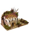 House with farmhouse for creche 15x10.5 cm