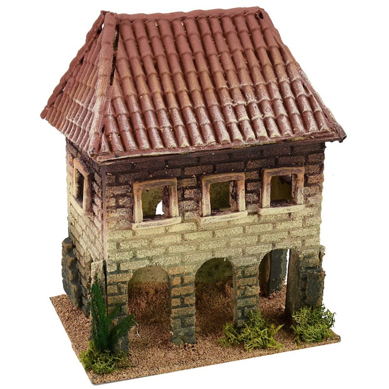 Casa de campo con arcos de 18x13x23 cm h Mundo