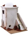 Arab house with dome and staircase cm 20x25x29 h