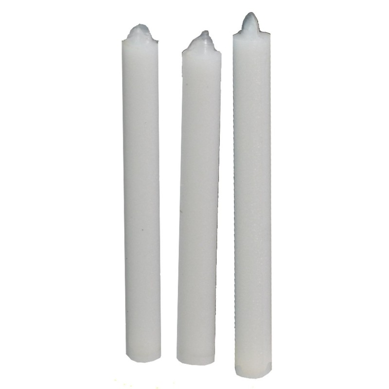 Set 6 candele bianche cm 2,5 ø 0,2 Mondo Presepi