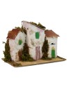 Casette in lontananza presepe cm 15x10x10,5 h Mondo Presepi