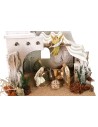 Arab hut complete with Nativity series 10 cm Landi cm