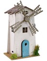 Mulino a vento per presepe funzionante cm 12x9x23 h Mondo