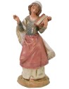 Shepherdess with lyre 12 cm Fontanini