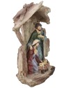 Nativity with trunk in resin cm 12x7x20 h crib