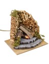 Fire for functioning nativity scene cm 16x14,5x14 h