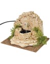 Stone fountain for nativity scene 16x12x12.5 cm h