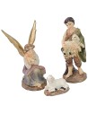 Set Natività 11 soggetti cm 7 per Presepe Mondo Presepi