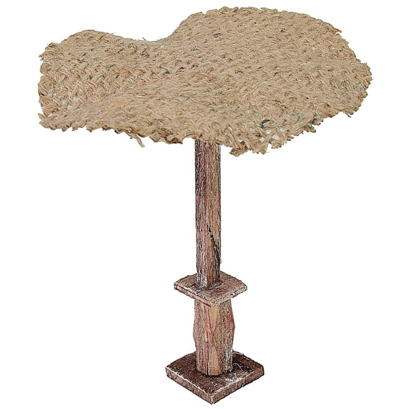 Jute parasol cm 11x11x12 h for Nativity scene