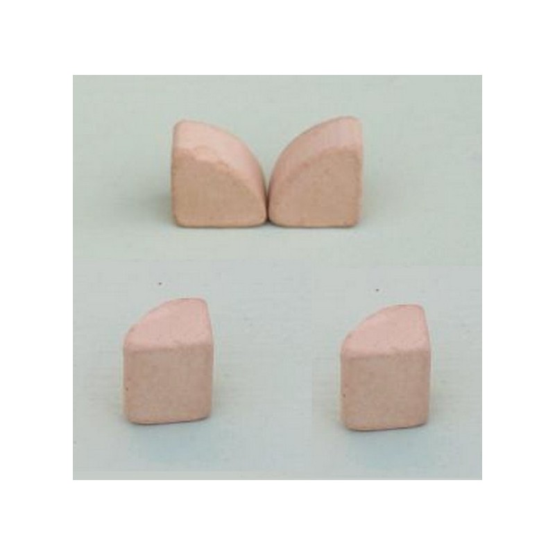 Merlones de terracota mm 7x7x7 bolsa de 60 piezas Mundo