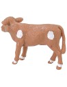 Brown spotted cow for 6-8 cm statues