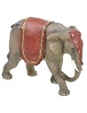 Elefante bardato in resina cm 27,5x9x21 h Mondo Presepi