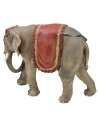 Elefante bardato in resina cm 27,5x9x21 h Mondo Presepi