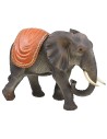 Elefante con mantella in resina cm 46x22x33 h Mondo Presepi