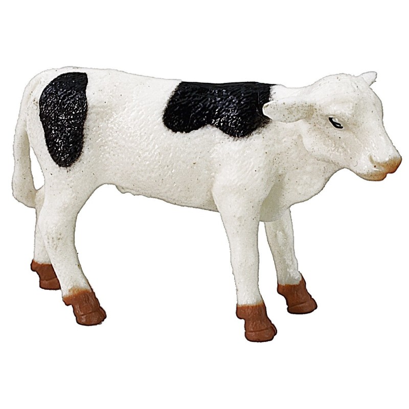 Vaca blanca manchada para estatuas cm 6-8 Mundo