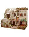 Illuminated Arab village with oasis and fountain cm 62x43x51 h