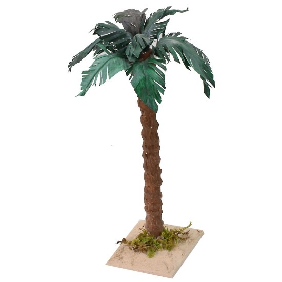 Palm tree with base cm 9x7x21 h for nativity scene