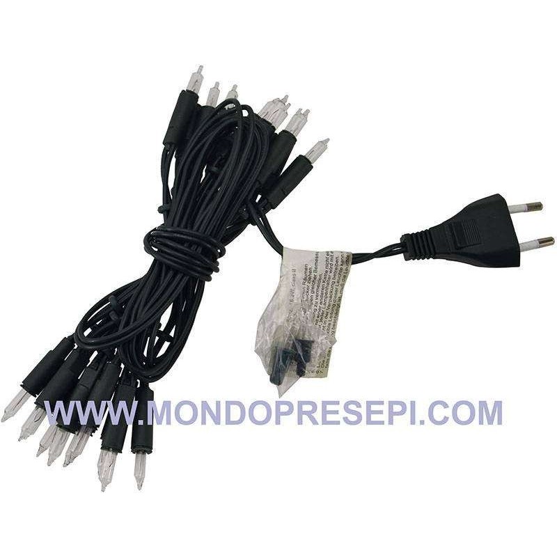 Cadena de 20 guisantes blancos lineales 220v. Mundo