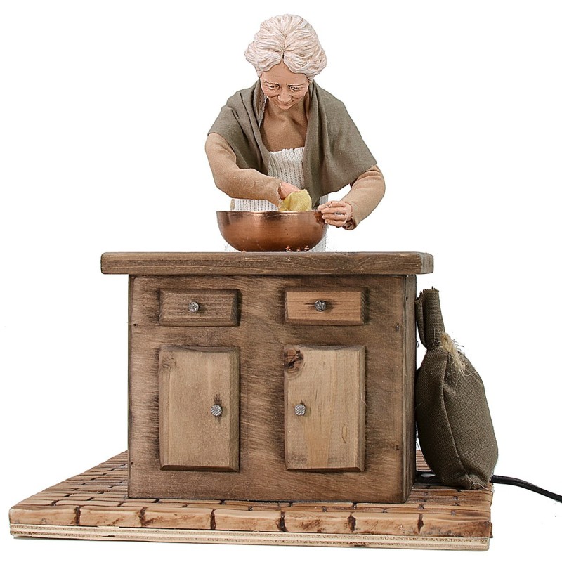 Popular woman kneading on the go 30 cm