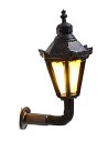 Lanterna inglese in metallo 1 cm con led 3V luce calda