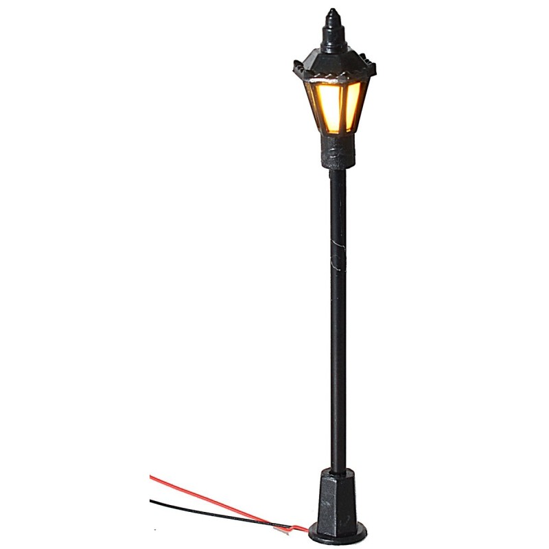 Farola de calle con linterna h. 4,5 cm con led