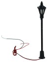 Street lamp with lantern h. 4,5 cm with 3V warm light led