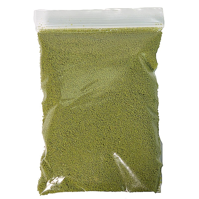 Sponge bag in olive green powder 30 gr