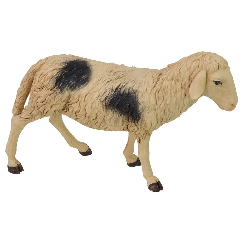 Spotted sheep with high head for 30 cm statues