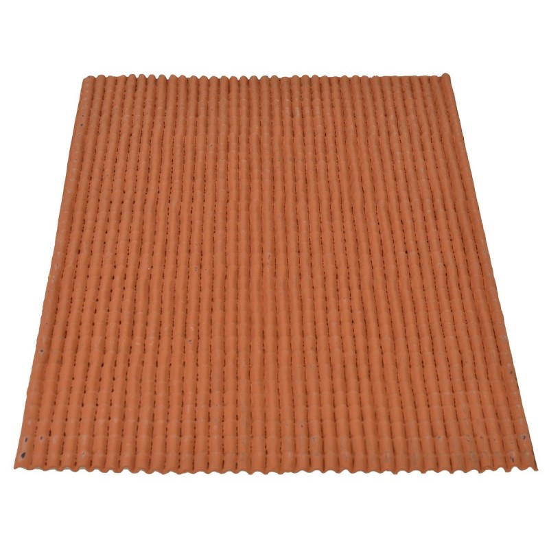 Panel de PVC para techo color terracota cm