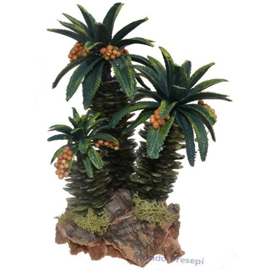 Triple decorated palms 12 cm